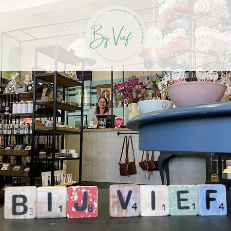 het interieur van bij vief