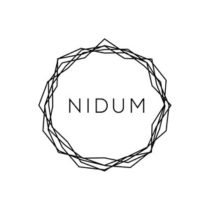 Nidum logo zwart